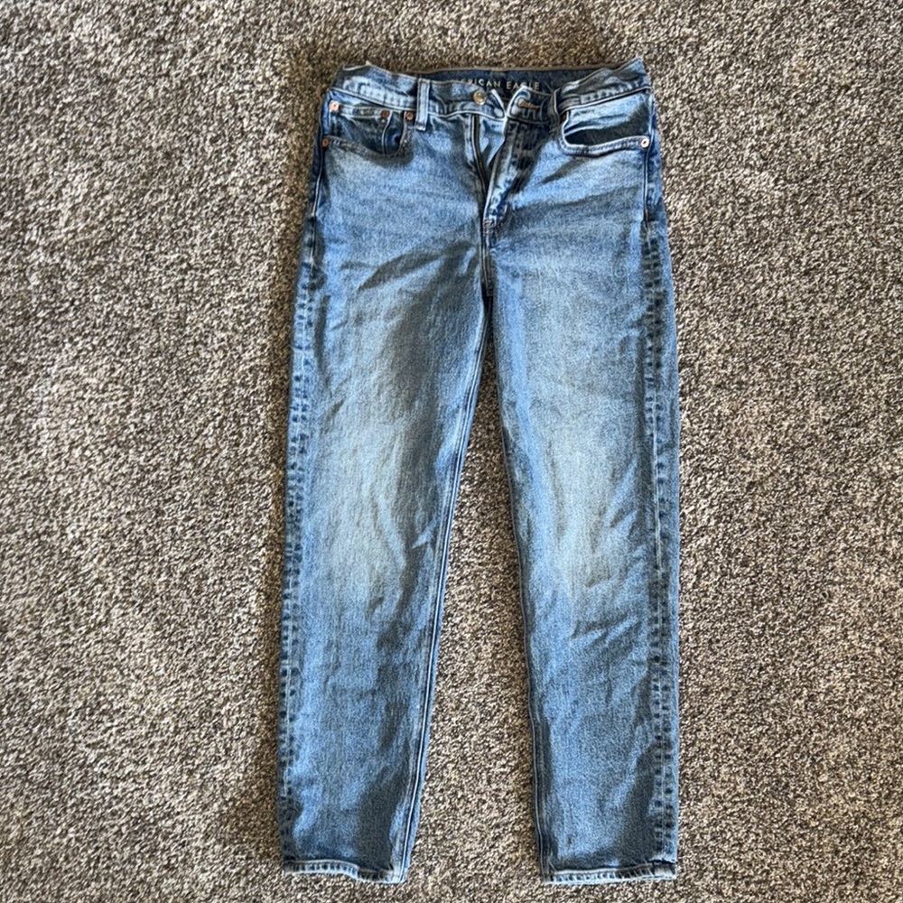 Classic Wash American Eagle Blue Denim Jeans